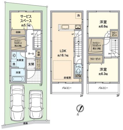 瑞穂区田辺通6丁目 間取図(平面図)