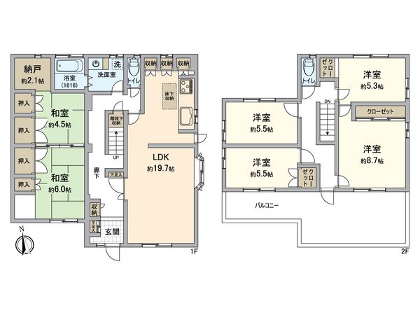みよし市園原1丁目 戸建 間取図(平面図) みよし市園原1丁目 戸建 間取図(平面図)