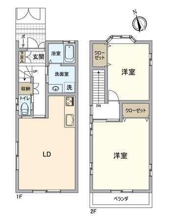 昭和区福原町3丁目 間取図(平面図) 昭和区福原町3丁目 間取図(平面図)