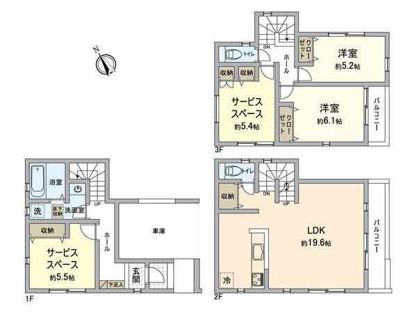 天白区元八事5丁目 間取図(平面図) 天白区元八事5丁目 間取図(平面図)