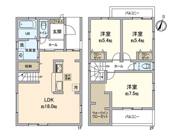 瑞穂区白砂町3丁目 2号棟 間取図(平面図) 瑞穂区白砂町3丁目 2号棟 間取図(平面図)