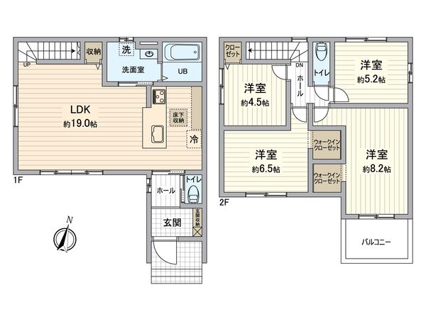 瑞穂区白砂町2丁目 間取図(平面図) 瑞穂区白砂町2丁目 間取図(平面図)