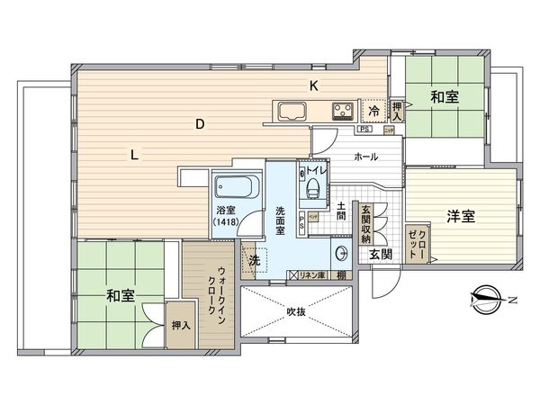 イトーピア第2表山ハイツ B棟 間取図(平面図) イトーピア第2表山ハイツ B棟 間取図(平面図)