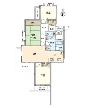 グローリアスヒルズ八事 間取図(平面図)