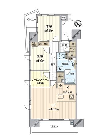 ライオンズ一社グランテラス 間取図(平面図) ライオンズ一社グランテラス 間取図(平面図)