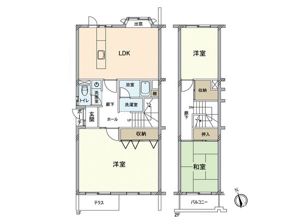 タウン上八事 4号棟 間取図(平面図) タウン上八事 4号棟 間取図(平面図)
