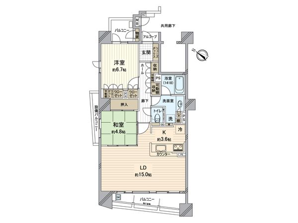 モアグレース滝川 間取図(平面図) モアグレース滝川 間取図(平面図)