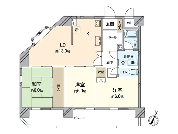 シティコーポ八事表台一号館 間取図(平面図) シティコーポ八事表台一号館 間取図(平面図)