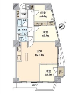 間取図(平面図)