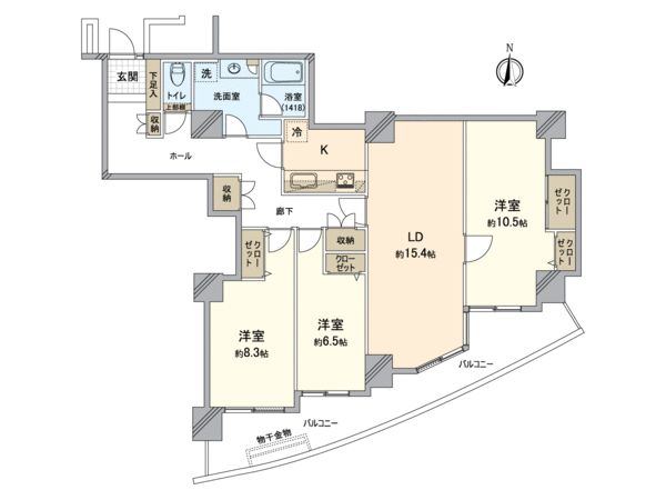 ザ・シーン城北アストロタワー 間取図(平面図) ザ・シーン城北アストロタワー 間取図(平面図)