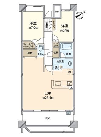 パークホームズ八事清水ヶ岡 間取図(平面図)