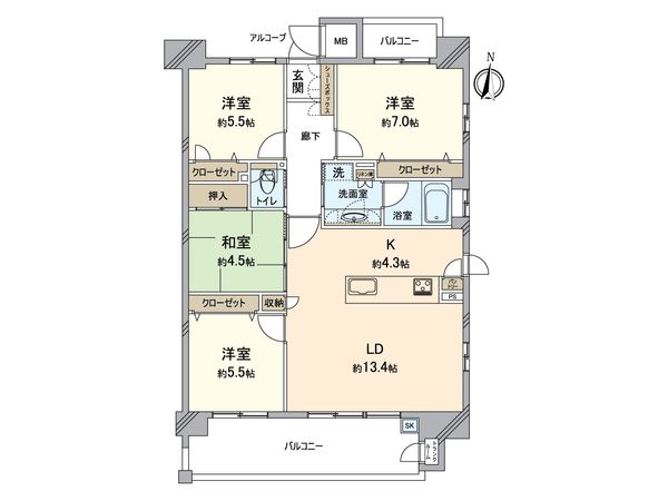 間取図(平面図)