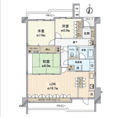 間取図(平面図)