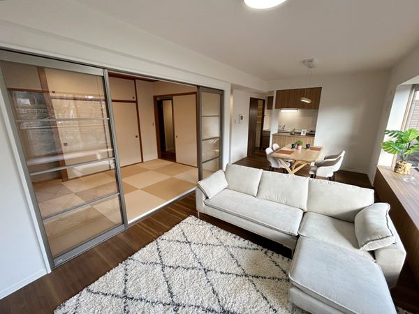 八事月見ヶ岡シティハウス センターガーデン リビング