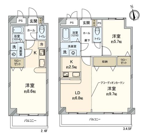 ソレーユ岡崎 間取図(平面図) ソレーユ岡崎 間取図(平面図)