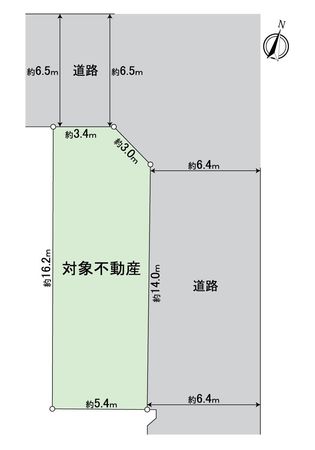 守山区向台2丁目 土地 区画図 守山区向台2丁目 土地 区画図