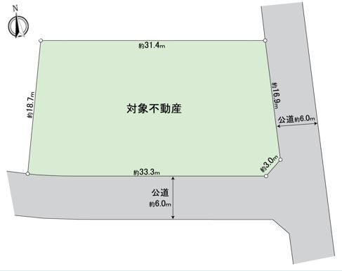 長久手市市が洞3丁目 土地 区画図 長久手市市が洞3丁目 土地 区画図