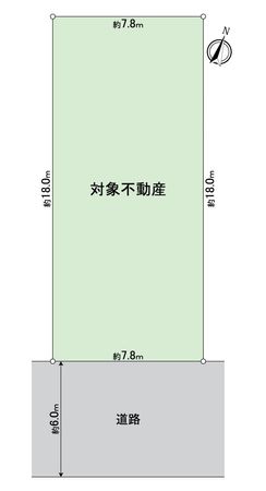 尾張旭市南新町中畑 土地 区画図