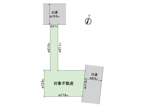 名東区藤が丘 土地 区画図 名東区藤が丘 土地 区画図