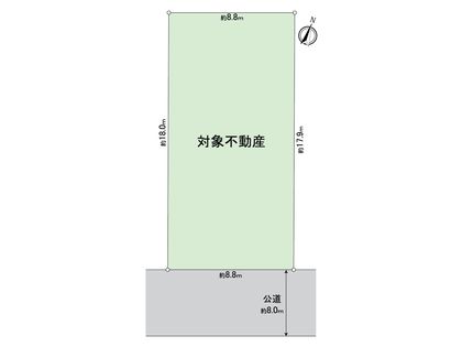 守山区天子田1丁目 土地 区画図