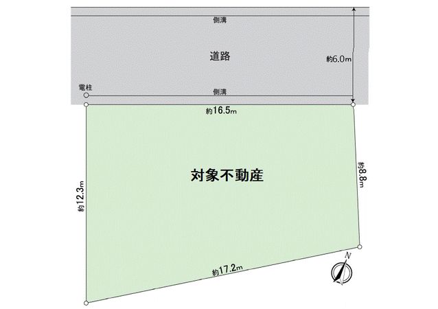 尾張旭市東名西町1丁目 土地 区画図