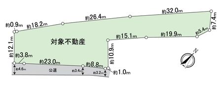 名東区山香町 土地 区画図
