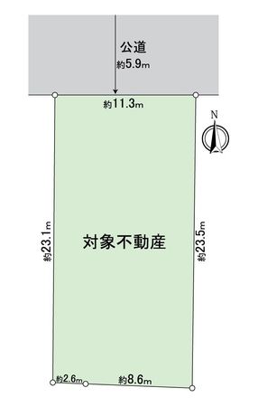 名東区猪子石1丁目 土地 区画図 名東区猪子石1丁目 土地 区画図
