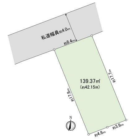 千種区星が丘山手 A区画 区画図 千種区星が丘山手 A区画 区画図