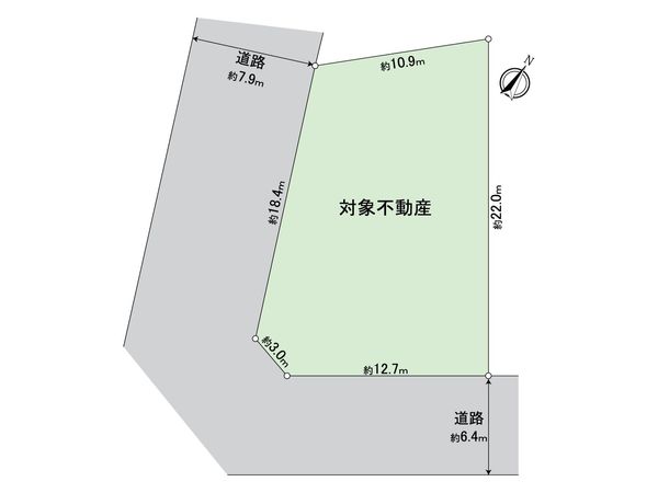 名東区極楽2丁目 土地 区画図 名東区極楽2丁目 土地 区画図