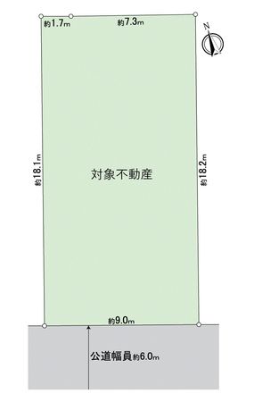 長久手市櫨木 土地 区画図 長久手市櫨木 土地 区画図