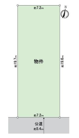 瑞穂区白砂町3丁目 土地 区画図 瑞穂区白砂町3丁目 土地 区画図
