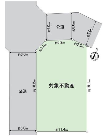 尾張旭市平子ケ丘町2丁目 区画図 尾張旭市平子ケ丘町2丁目 区画図