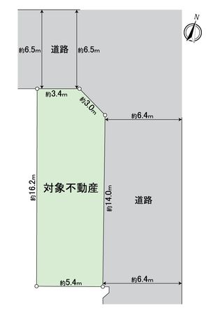 守山区向台2丁目 土地 区画図 守山区向台2丁目 土地 区画図