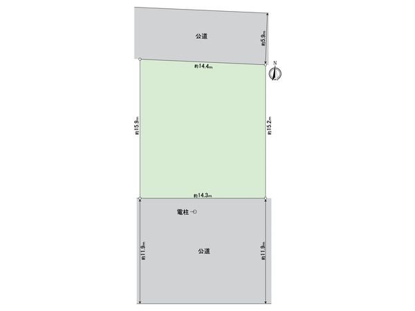 尾張旭市南新町中畑 土地 区画図 尾張旭市南新町中畑 土地 区画図