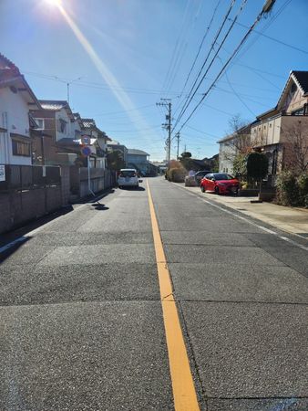 尾張旭市大塚町1丁目 戸建 前面道路含む外観 前面道路含む外観