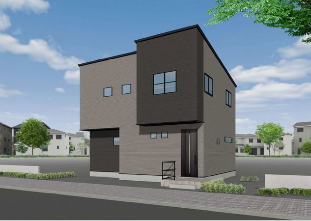 長久手市丁子田 1号棟 外観パース図