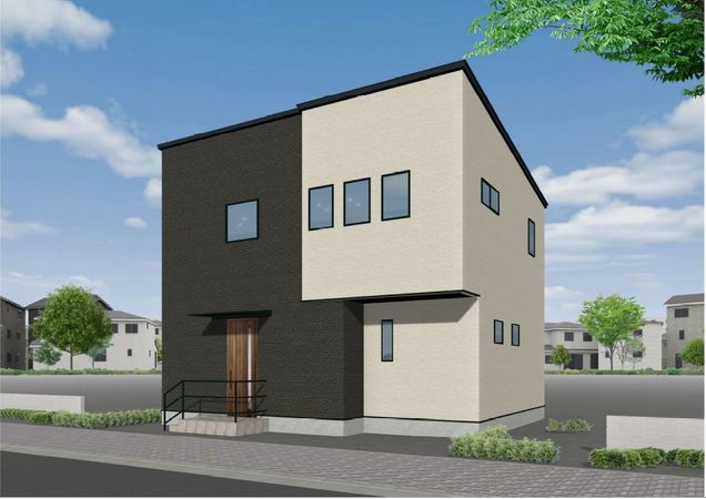 長久手市丁子田 2号棟 外観パース図