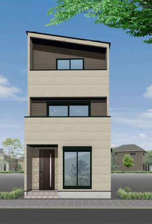 長久手市作田1丁目 1号棟 外観パース図 外観パース図