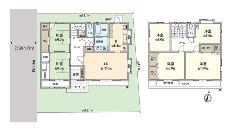 尾張旭市南原山町南原山 戸建 間取図(平面図)