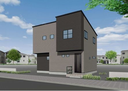 長久手市丁子田 1号棟 外観パース図