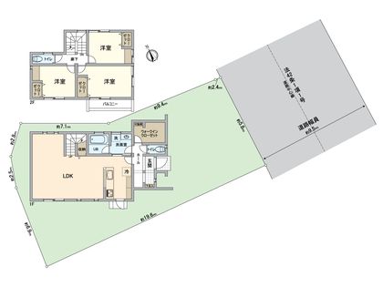 長久手市岩作東中 間取図(平面図)