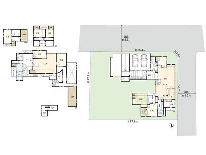 長久手市東原 戸建 間取図(平面図)