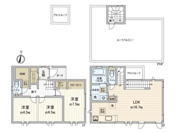 瀬戸市市場町 間取図(平面図)