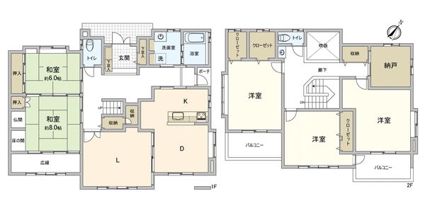 瀬戸市水南町 間取図(平面図) 瀬戸市水南町 間取図(平面図)