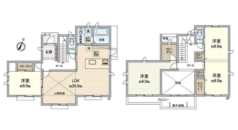 瀬戸市みずの坂1丁目 間取図(平面図)