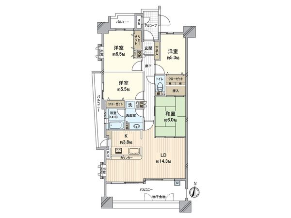 間取図(平面図)
