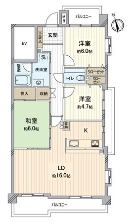 間取図(平面図)