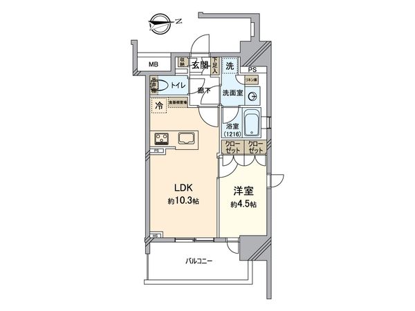 オープンレジデンシア金山THE COURT 間取図(平面図)