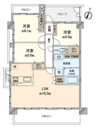 間取図(平面図)
