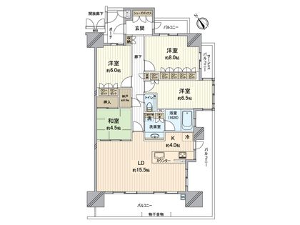 セントハート藤が丘 間取図(平面図)